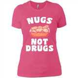 Nugs Not Drugs - Ladies' Boyfriend T-Shirt