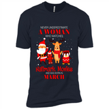 Never Underestimate A March Woman Watches Hallmark Movies Sweatshirt PINGPONG