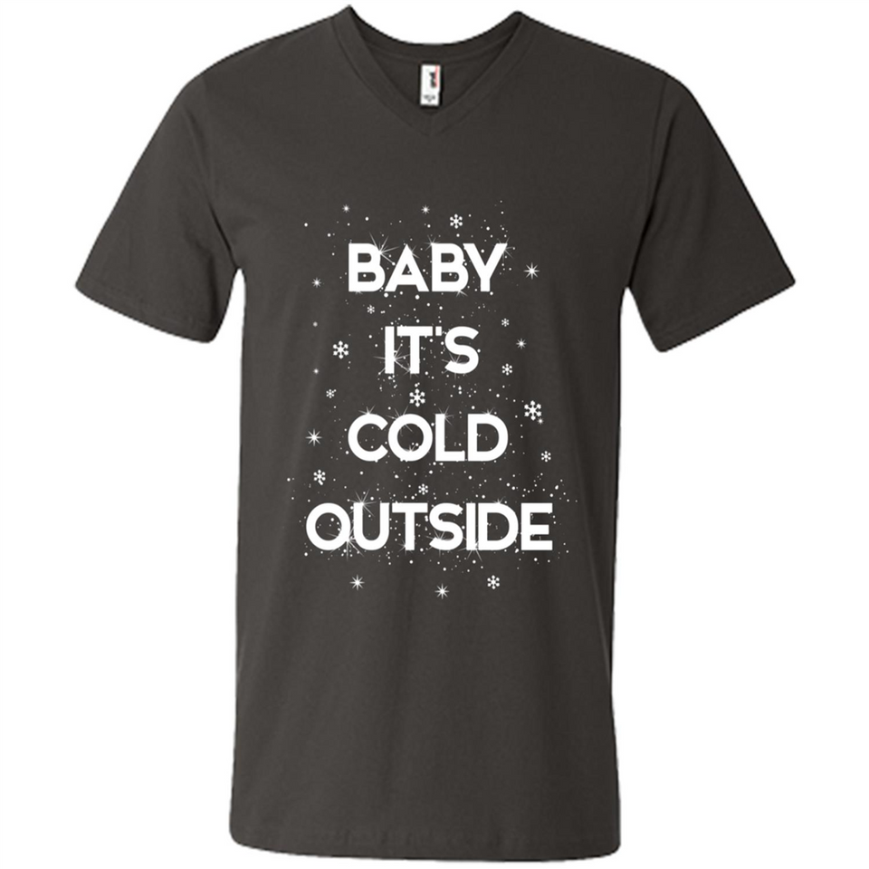 Baby It’s Cold Outside Christmas - Men's V-Neck