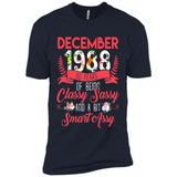 December 1988 30 Years Of Being Classy Sassy - Premium Short Sleeve T-Shirt