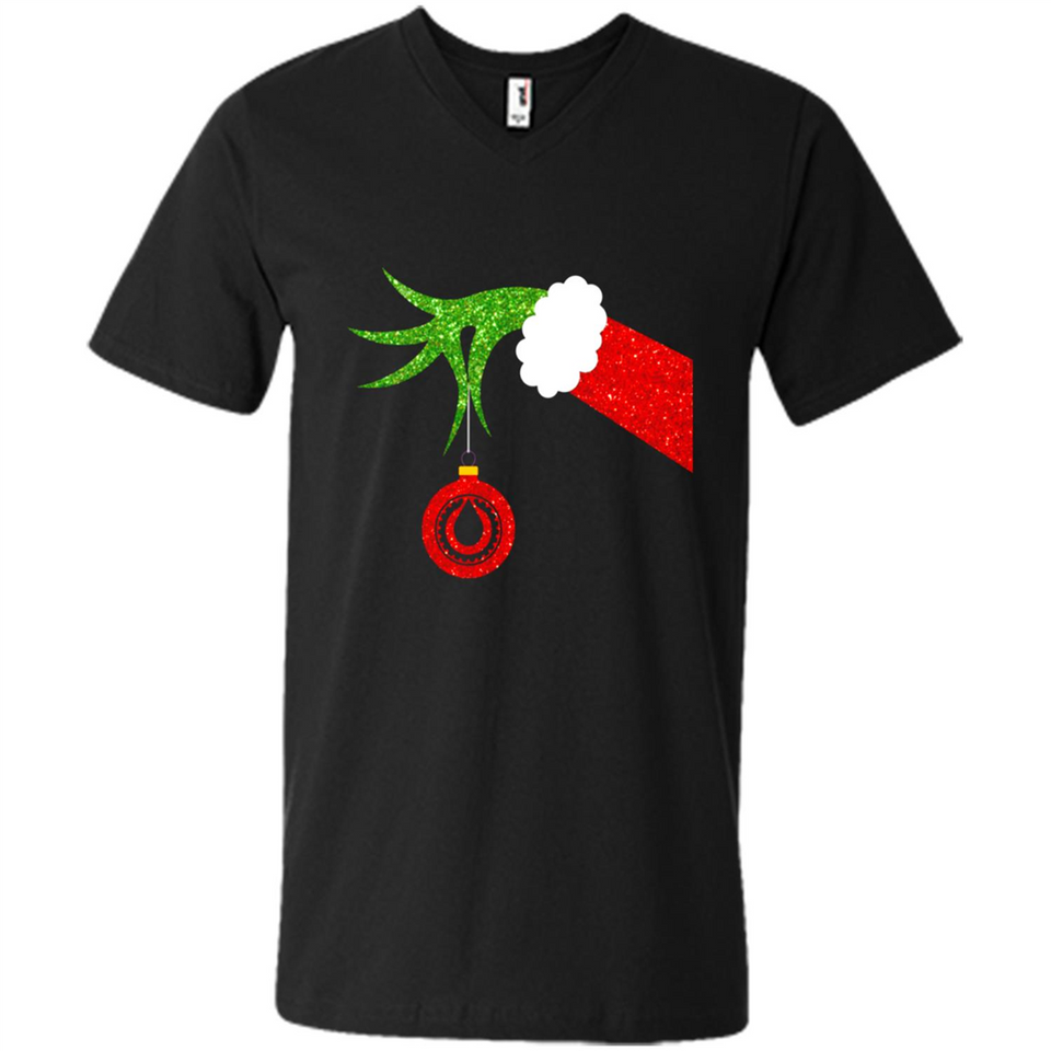 Funny Grinch Hand Holding Oiler Ornament Christmas PING PONG