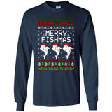 Merry Fishmas Christmas sweatshirt PINGPONG
