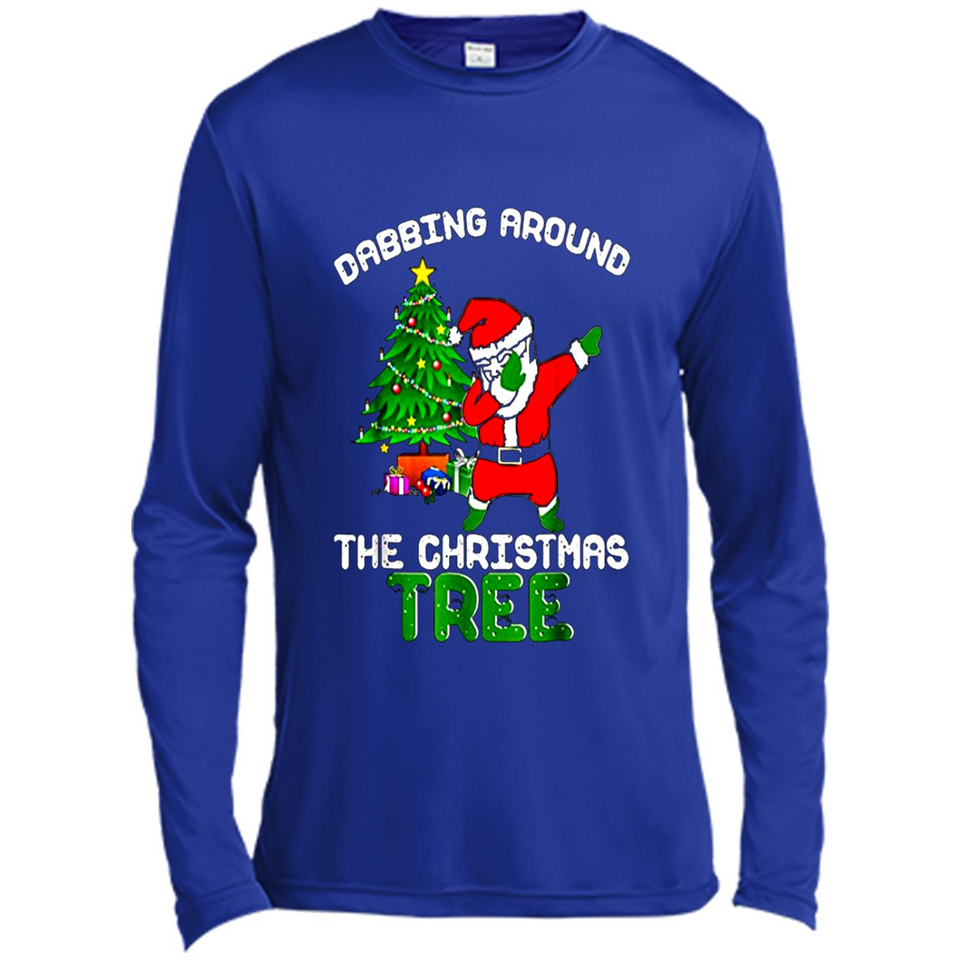 Christmas Dabbing Santa - Canvas Long Sleeve T-Shirt