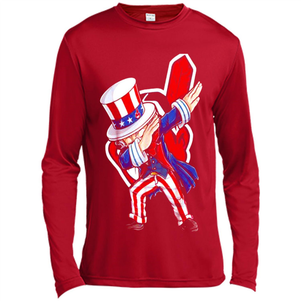 MLB CLEVELAND INDIANS UNCLE SAM DABBING INDEPENDENCE DAY