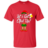 Let's Get Elfed Up Drinking Beer Christmas PINGPONG