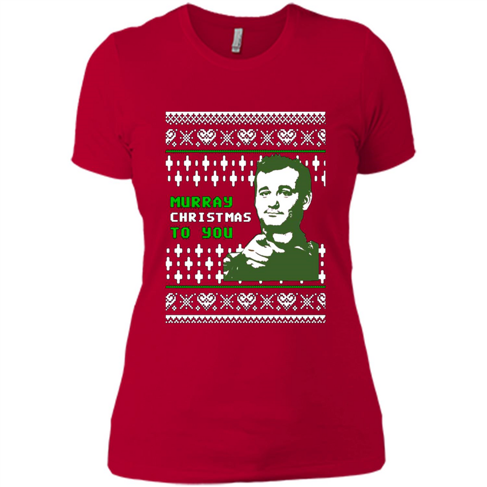 Murray Christmas to you ugly sweatshirt PINGPONG