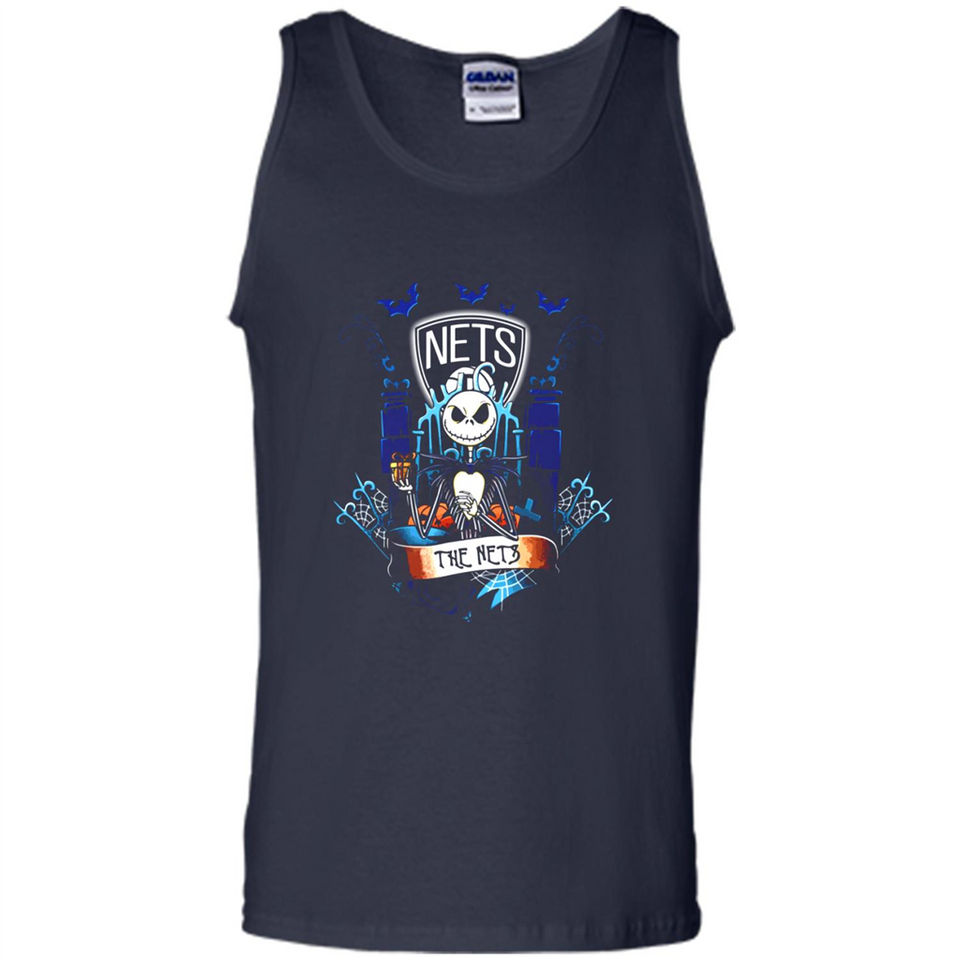 Brooklyn Nets Halloween The Nightmare Before Christmas - Tank Top