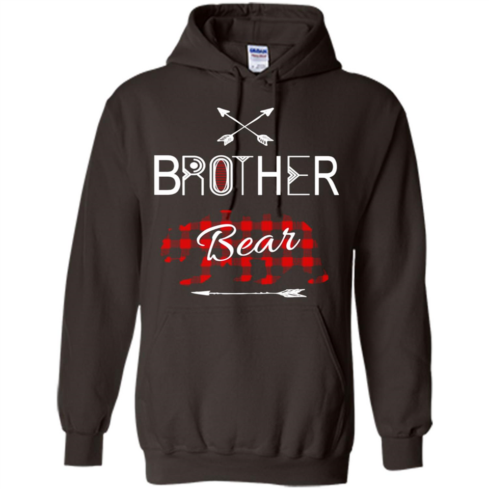 Brother Shirt Buffalo Plaid Family Camping Bear Tee - Hoodie