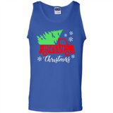 Vintage Christmas Classic Truck T-Shirt with Snow and Tree