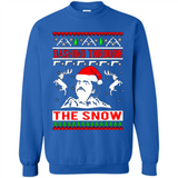 Narcos dashing through the snow Christmas sweatshirt PINGPONG