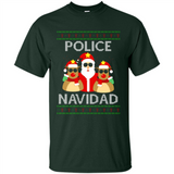 FUNNY POLICE NAVIDAD T-SHIRT Santa Christmas Party - Shirt