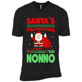 Santa's Promoting Me To Nonno - Premium Short Sleeve T-Shirt