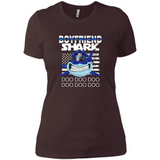 Police boyfriend Shark Blue Line Tee