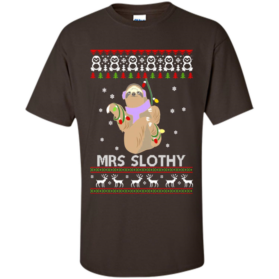 Mrs Slothy Christmas - Shirt