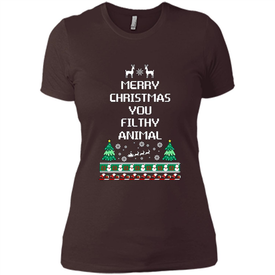 Merry Christmas You Filthy Animal Sweatshirt PINGPONG