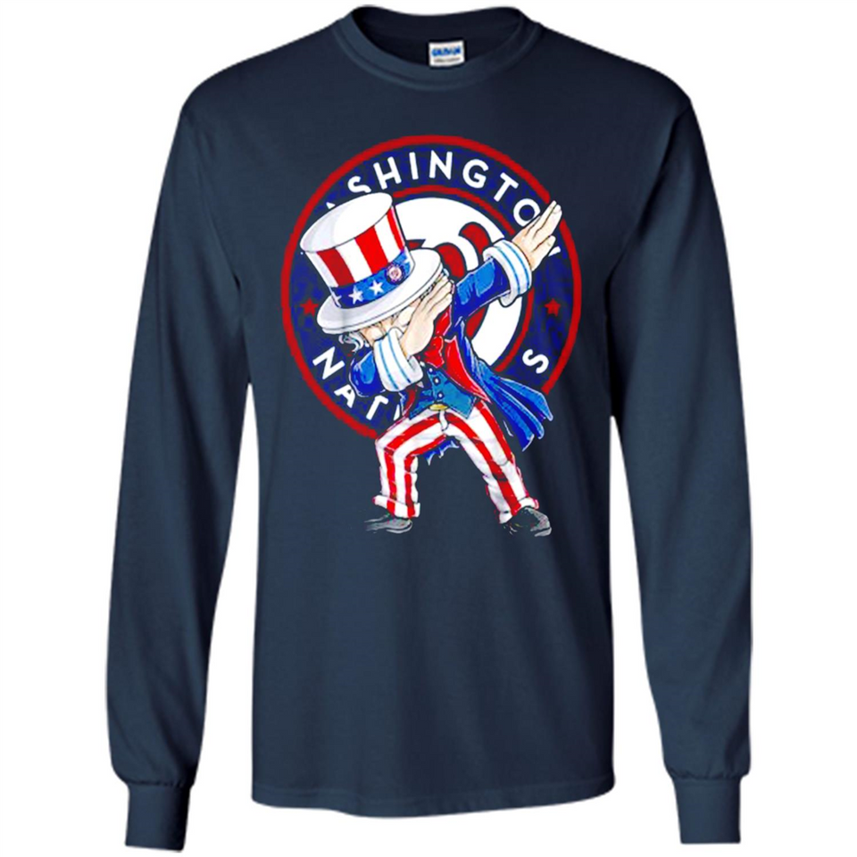MLB WASHINGTON NATIONALS UNCLE SAM DABBING INDEPENDENCE DAY