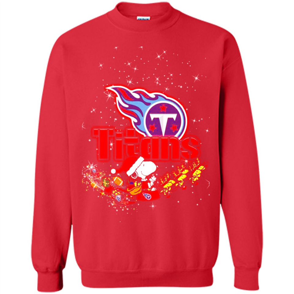 Snoopy Christmas Tennessee Titans - Sweatshirt