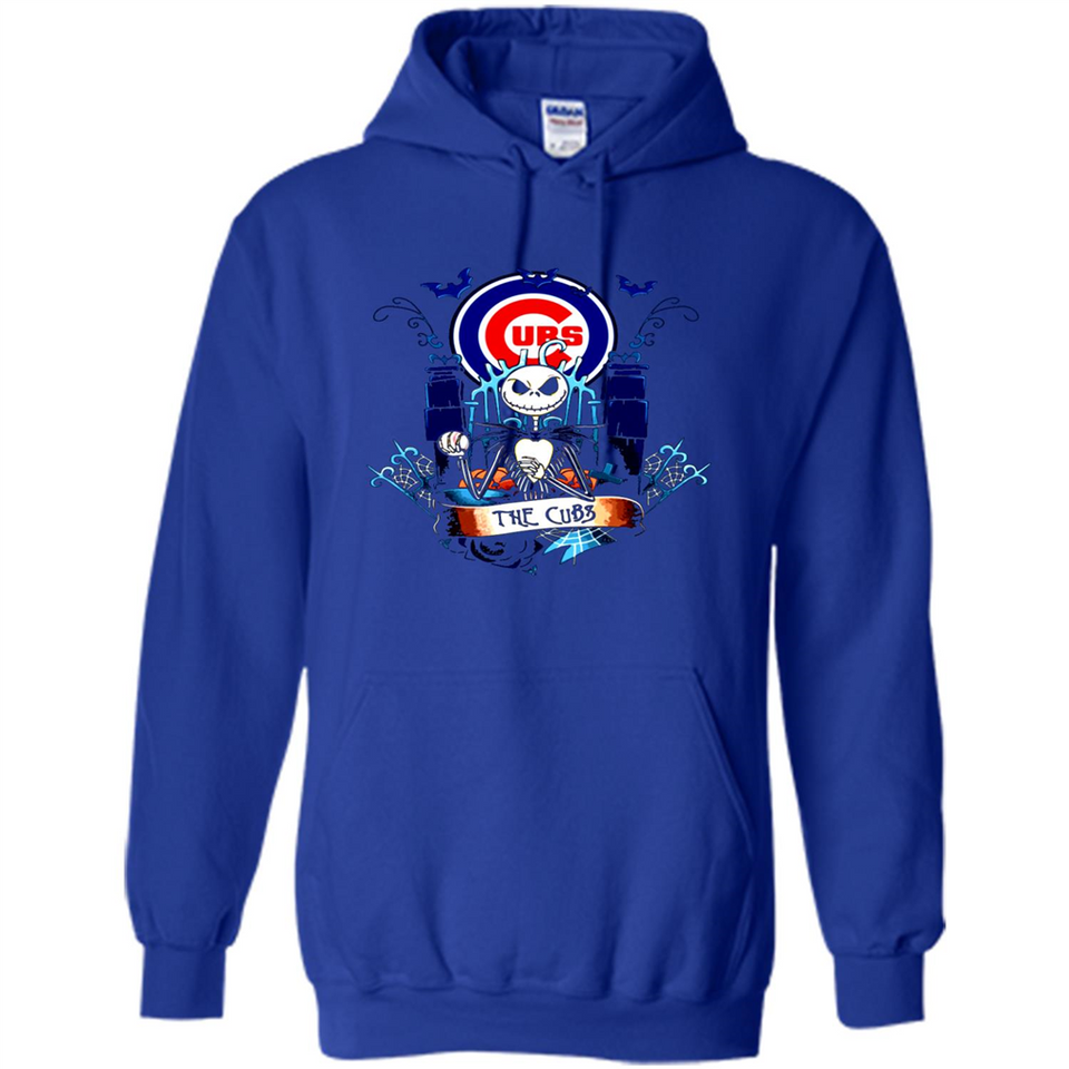 Chicago Cubs Halloween The Nightmare Before Christmas - Hoodie