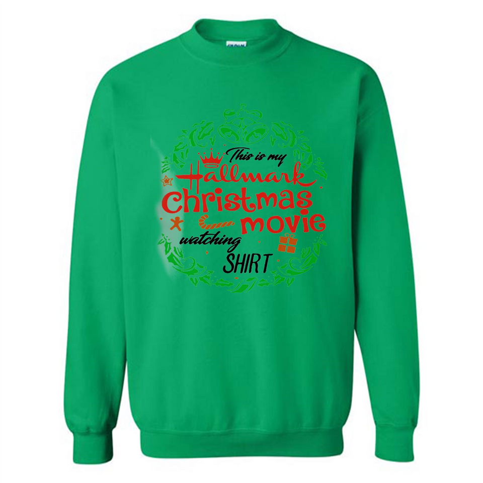 This is My Hallmark-Christmas Movies Watching Sporty T-Shirt - Sweatshirt