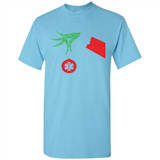 Funny Grinch Hand holding Doctor ornament Christmas Sporty T-Shirt - Shirt
