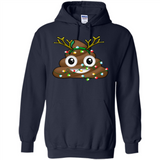 Reindeer Poop Emoji Cute Merry Christmas T-Shirt - Hoodie