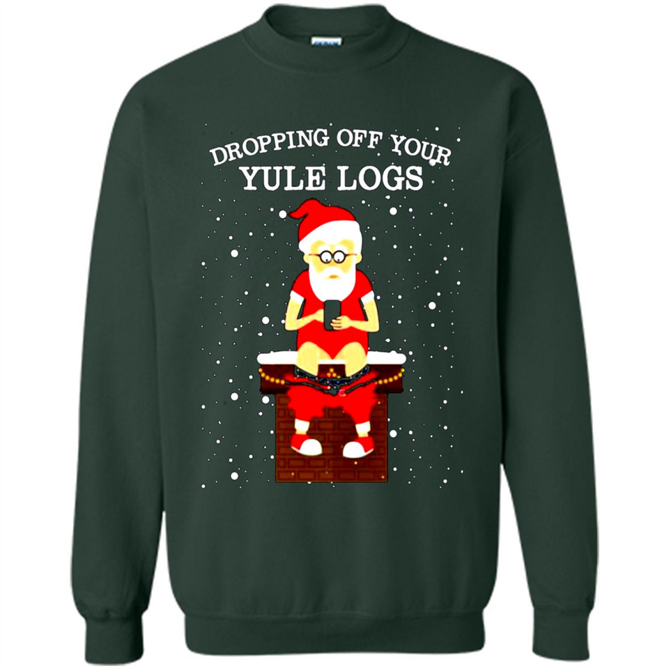 Santa Dropping Off Your Yule Logs