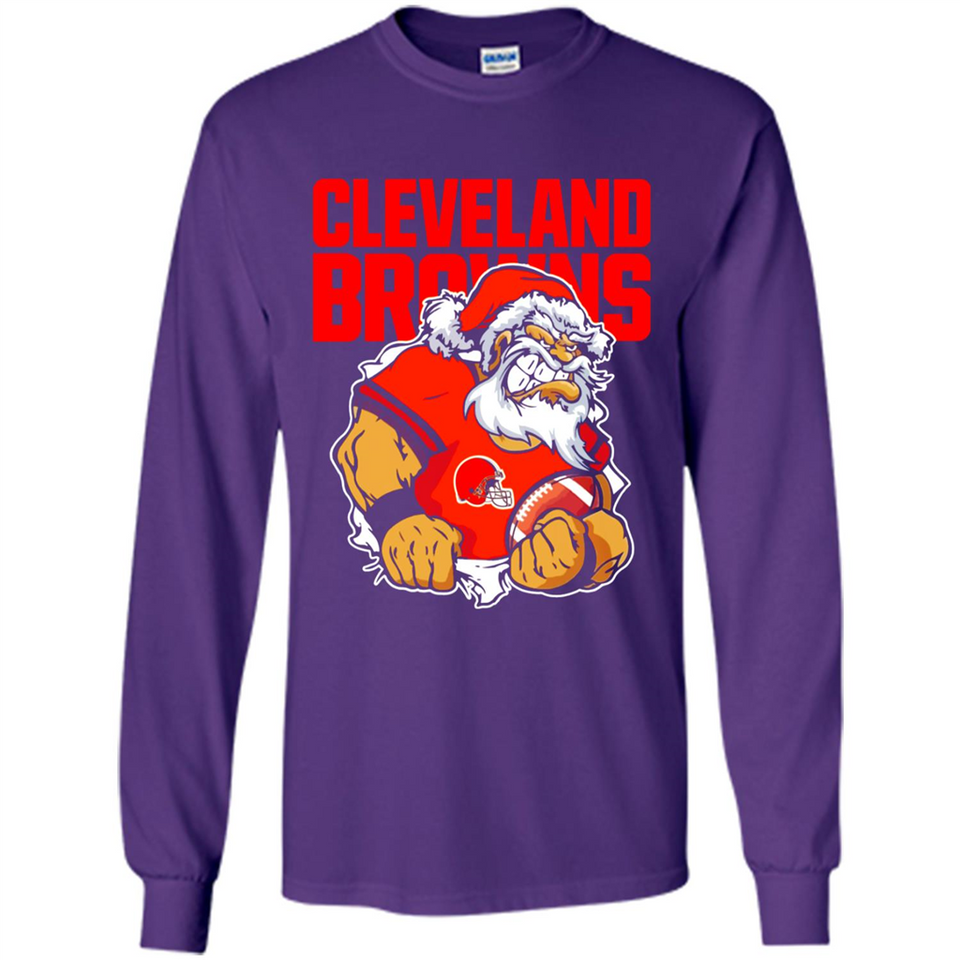 Grumpy Santa Claus Cleveland Browns Football Team PINGPONG