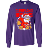 Grumpy Santa Claus Cleveland Browns Football Team PINGPONG