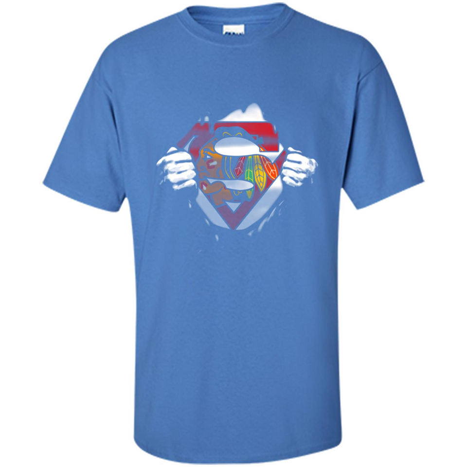 Chicago Blackhawks And Superman Fans - Shirt