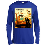 Paradise California Camp Fire Youth T-Shirt PINGPONG - Canvas Long Sleeve T-Shirt