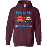 Snow Day Shirt For Buffalo Bills Vs Minion Fans pingpong