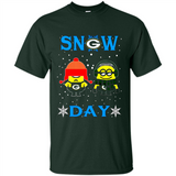 Snow Day Shirt For Green Bay Packers Vs Minion Fans pingpong
