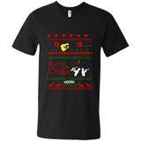Music Ugly Christmas SweatShirt - Men's V-Neck