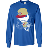 Jack Skellington The Nightmare Before Christmas-49ers Football - Long Sleeve T-Shirt