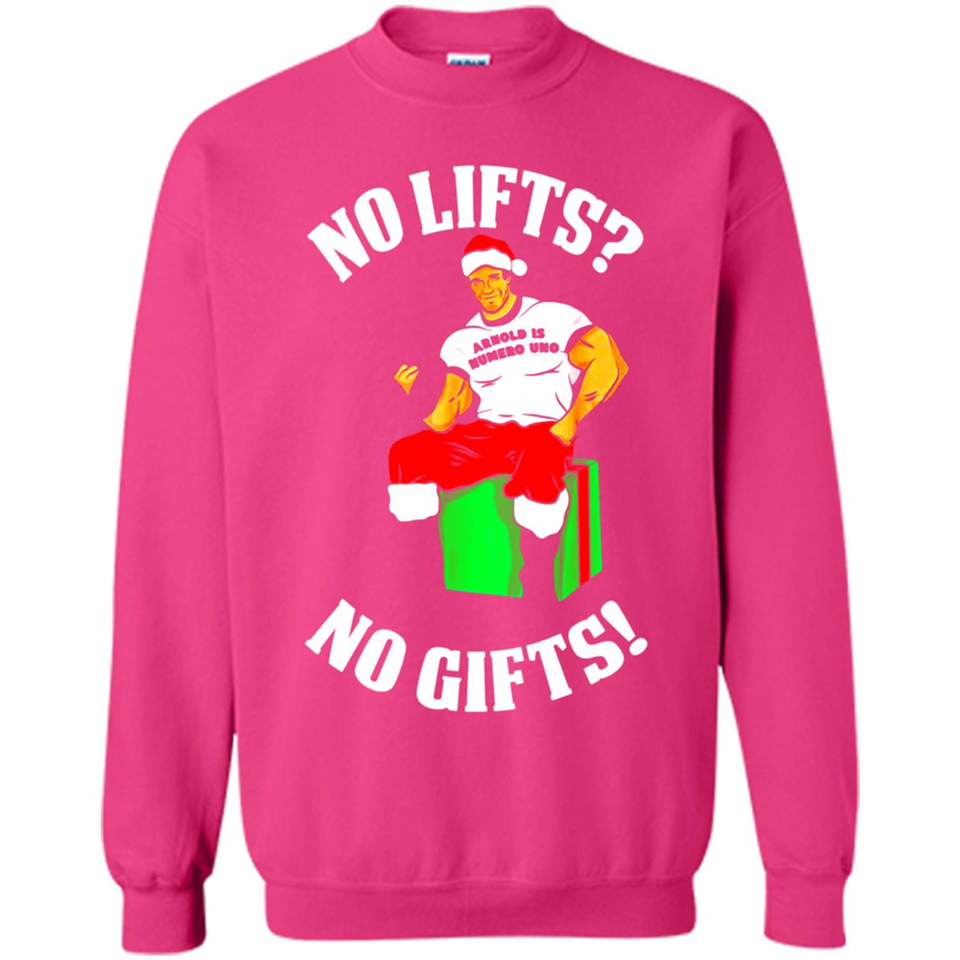 Arnold Is Numero Uno No Lifts No Gifts Christmas PINGPONG
