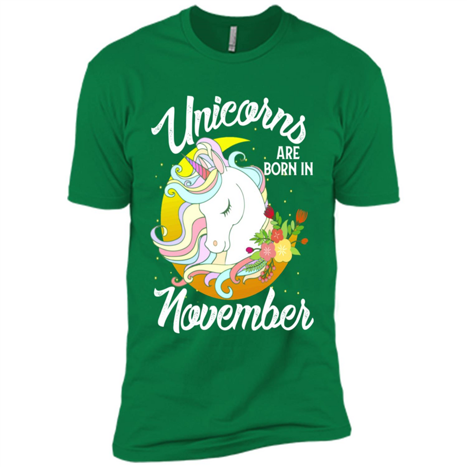 Unicorns Are Born In November Magical Rainbow