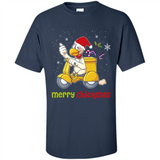 Funny Santa Christmas Chicken Shirt - Merry Chickmas - Shirt
