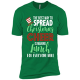 Spread Christmas Cheer Lunch Family Xmas Gift Ls - Premium Short Sleeve T-Shirt