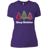 Plaid Christmas Tree Shirt Merry Christmas Plaid is Rad