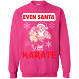 Even Santa Does Karate - Funny Karate - Sweatshirt