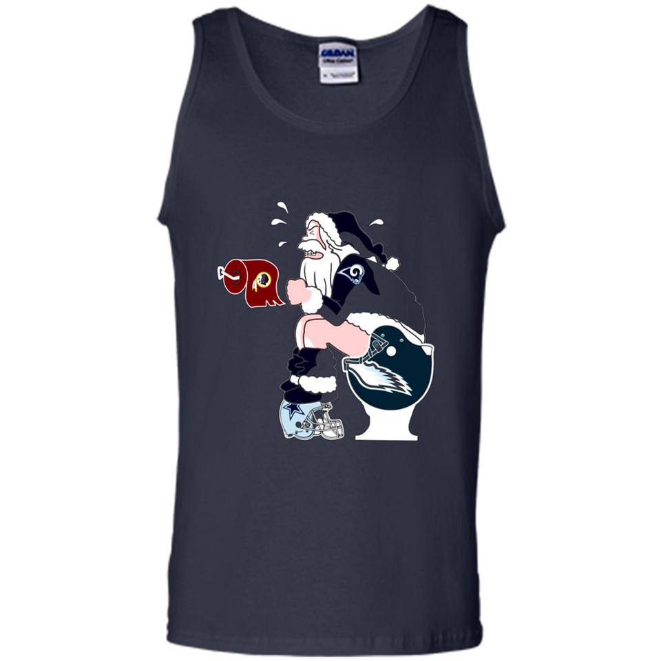 Los Angeles Rams Toilet Santa Claus PINGPONG