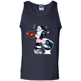 Los Angeles Rams Toilet Santa Claus PINGPONG
