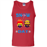Snow Day Shirt For Detroit Pistons Vs Minion Fans pingpong