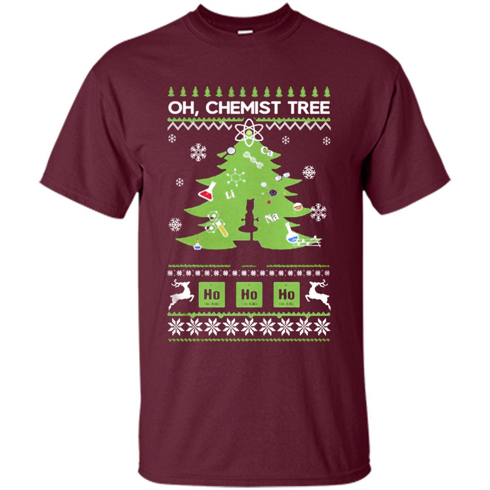 Oh Chemist Tree Ugly Christmas Sweater - Shirt