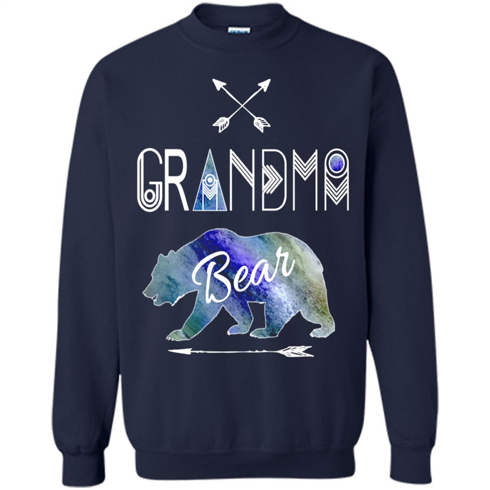 Grandma Bear Shirt Tribal Family Vacation & Camping Tee - Sweatshirt