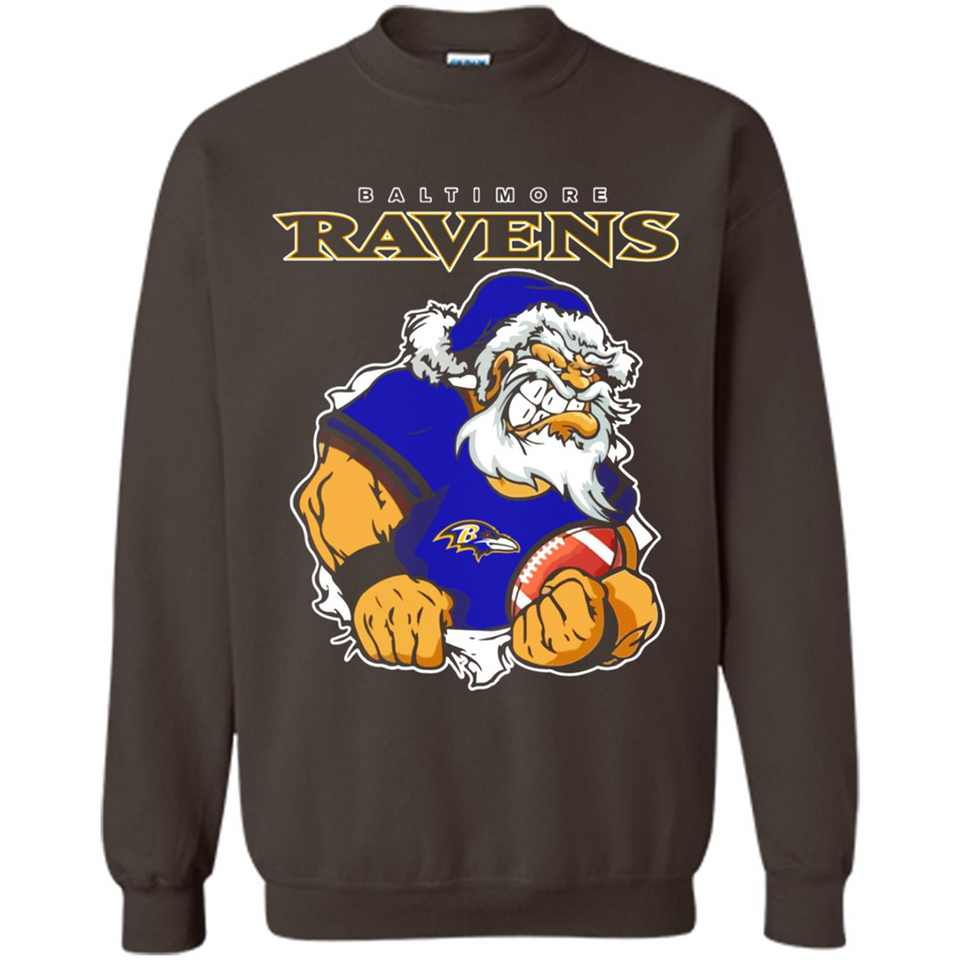 Grumpy Santa Claus Baltimore Ravens Football Team PINGPONG