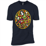 Basketball Christmas Ornament - Premium Short Sleeve T-Shirt