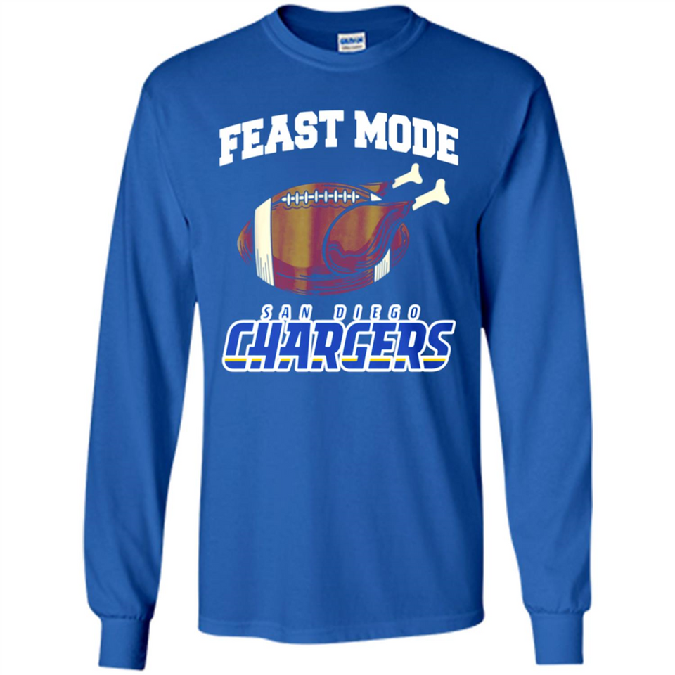 Feast Mode Chargers Shirt - San Diego Turkey Thanksgiving