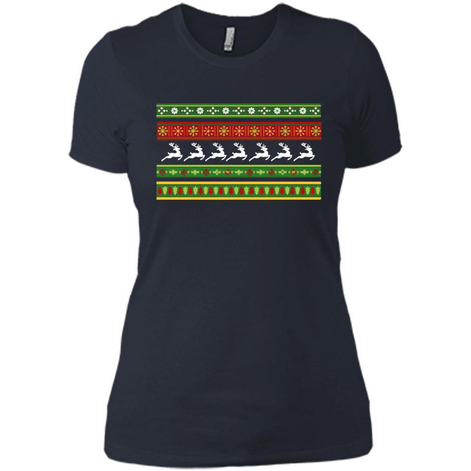 Ugly Christmas Funny Festive - Ladies' Boyfriend T-Shirt