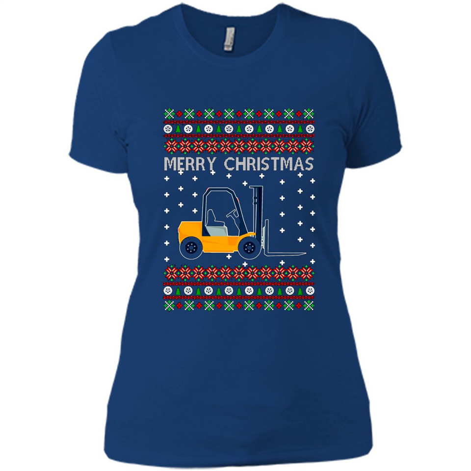 Merry Christmas Forklift ugly sweatshirt PINGPONG